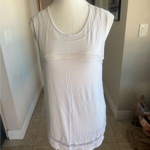 Cable & Gauge White Tank Top